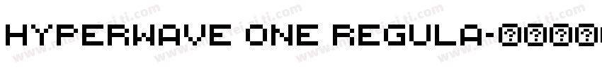 Hyperwave One Regula字体转换